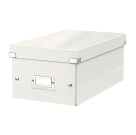 Scatola archivio Click & Store - per DVD - 20,6 x 14,7 x 35,2 cm - bianco - Leitz