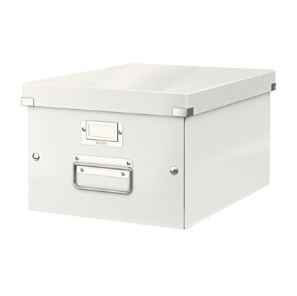 Scatola archivio Click & Store - 28,1 x 20 x 37cm (A4) - bianco - Leitz