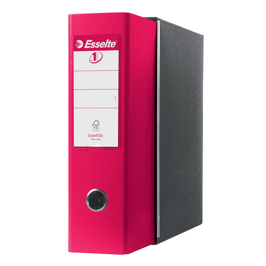 Registratore Eurofile G53 - dorso 8 cm - commerciale 23 x 30 cm - fucsia - Esselte