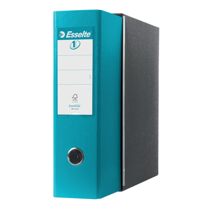 Registratore Eurofile G53 - dorso 8 cm - commerciale 23 x 30 cm - turchese - Esselte