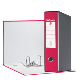 Registratore Eurofile G55 - dorso 8 cm - protocollo 23 x 33 cm - fucsia - Esselte