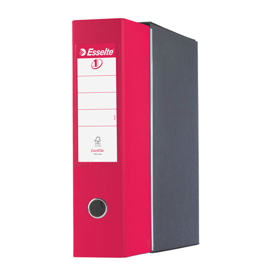 Registratore Eurofile G55 - dorso 8 cm - protocollo 23 x 33 cm - fucsia - Esselte
