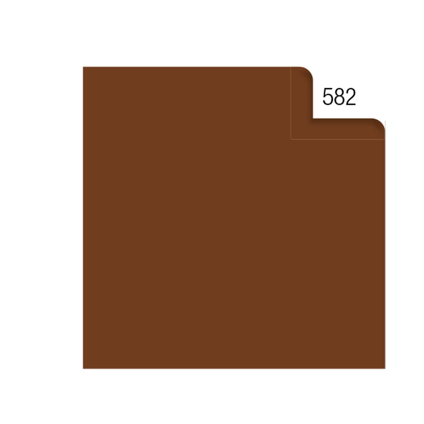 Carta velina - 50 x 70 cm - 20 gr - marrone 582 - Rex Sadoch - busta 26 fogli