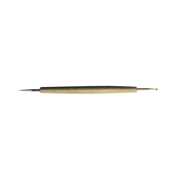 Bulino - doppia punta in acciaio per sbalzo/embossing - 18.5cm - CWR