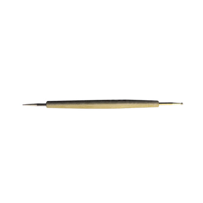 Bulino - doppia punta in acciaio per sbalzo/embossing - 18.5cm - CWR