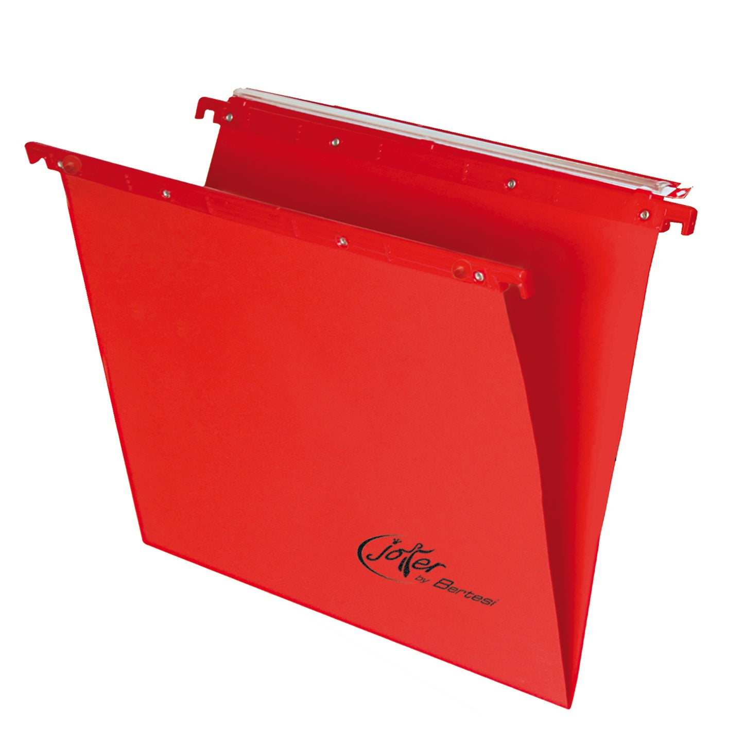 Cartelle sospese Joker - cassetto - interasse 39 cm - fondo V - 37 x 25 cm - colori assortiti - Bertesi - conf. 10 pezzi