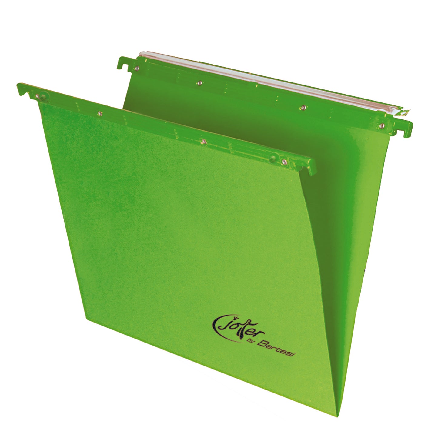 Cartelle sospese Joker - cassetto - interasse 39 cm - fondo V - 37 x 25 cm - colori assortiti - Bertesi - conf. 10 pezzi