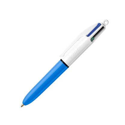 Penna a sfera a scatto  multifunzione  4 Colours Mini  - punta 1,0mm - nero, blu, rosso, verde - Bic -  conf. 12 pezzi