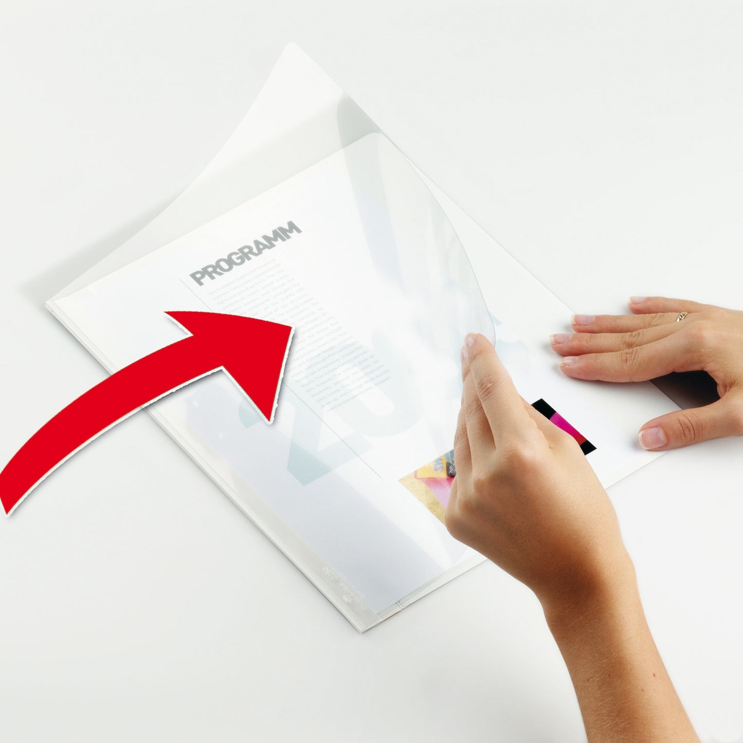 Cartellina per rilegatura Durabind - A4 - PVC - bianco - Durable