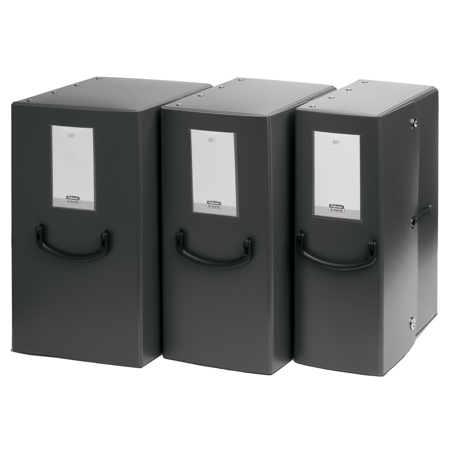 Scatola archivio Pick Up - dorso 20 cm - 35 x 25 cm - grigio antracite - Fellowes