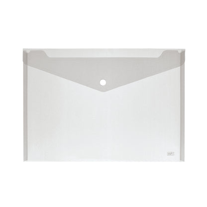 Busta con bottone - A4 - PP - colori assortiti - Lebez