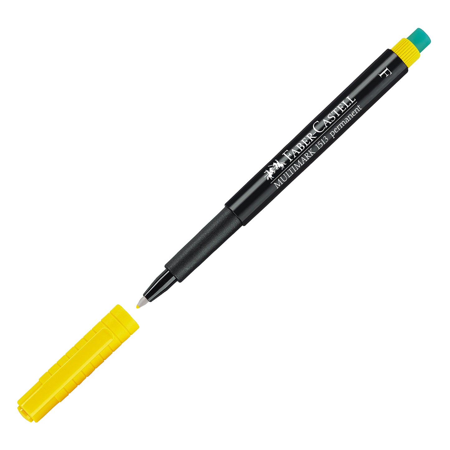 Pennarello Multimark universale permanente con gomma - punta fine 0,6mm - astuccio 8 colori - Faber-Castell