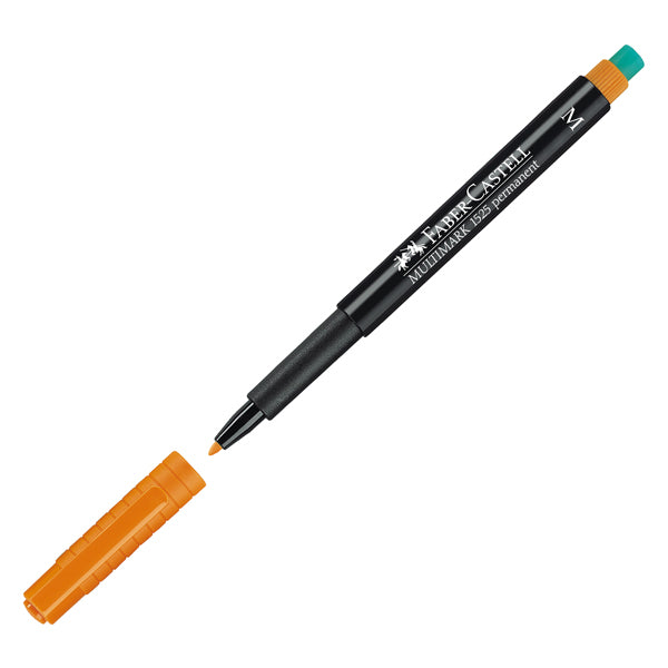 Pennarello Multimark universale permanente con gomma - punta media 1,0mm - astuccio 8 colori - Faber-Castell
