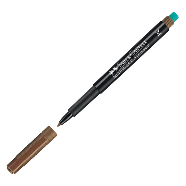 Pennarello Multimark universale permanente con gomma - punta media 1,0mm - astuccio 8 colori - Faber-Castell
