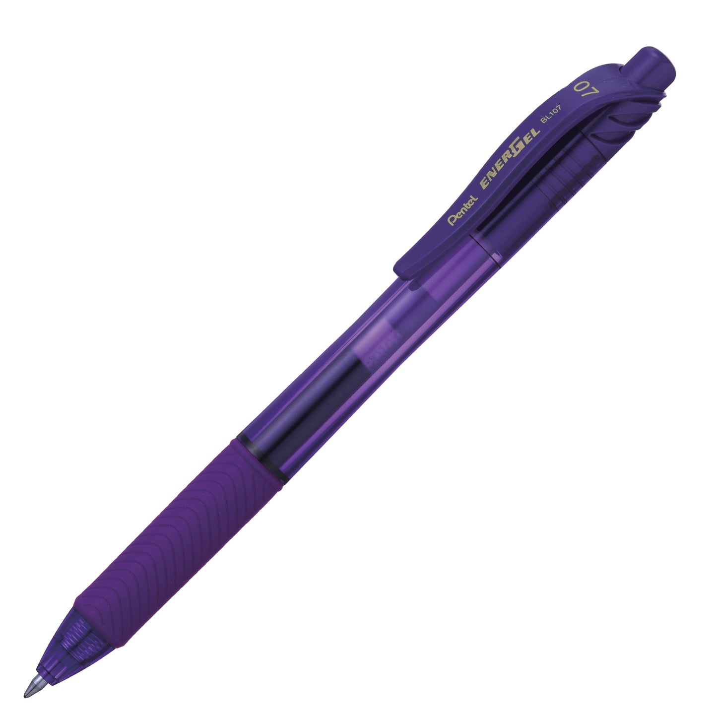 Roller a scatto Energel X BL 107  - punta 0,7mm - astuccio 4 colori assortiti - Pentel