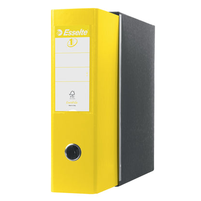 Registratore Eurofile G53 - dorso 8 cm - commerciale 23 x 30 cm - giallo vivida - Esselte
