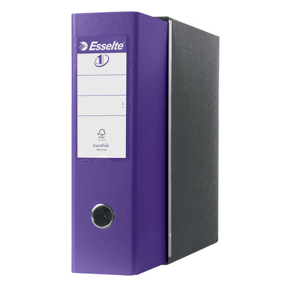 Registratore Eurofile G53 - dorso 8 cm - commerciale 23 x 30 cm - viola - Esselte