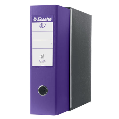 Registratore Eurofile G53 - dorso 8 cm - commerciale 23 x 30 cm - viola - Esselte