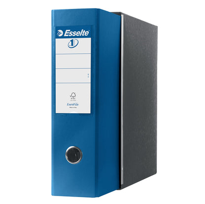 Registratore Eurofile G53 - dorso 8 cm - commerciale 23 x 30 cm - blu metallizzato - Esselte