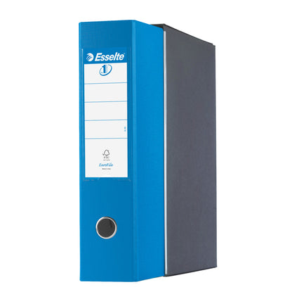 Registratore Eurofile G55 - dorso 8 cm - protocollo 23 x 33 cm - blu vivida - Esselte