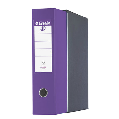Registratore Eurofile G55 - dorso 8 cm - protocollo 23 x 33 cm - viola - Esselte