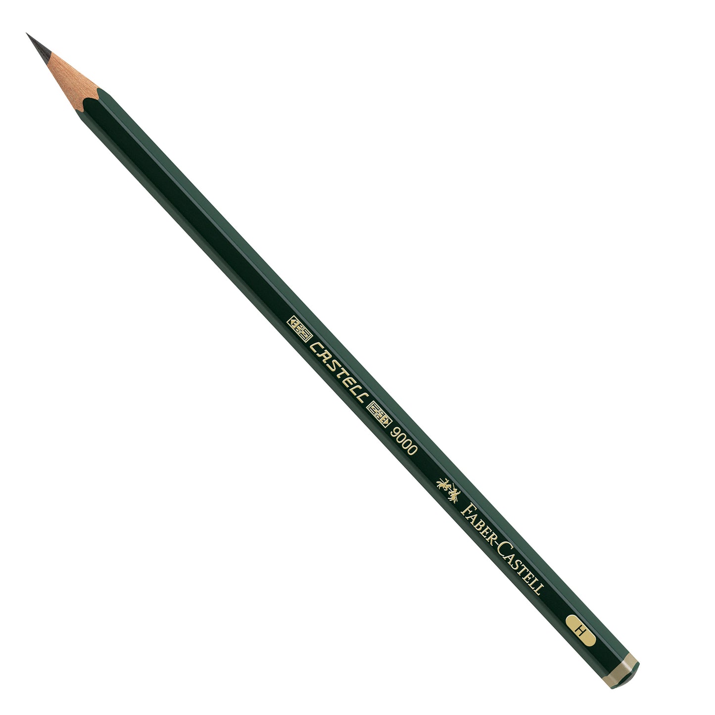 Matita in grafite Castell 9000 - gradazione H - esagonale - Faber-Castell