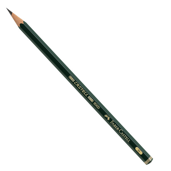 Matita in grafite Castell 9000 - gradazione H - esagonale - Faber-Castell