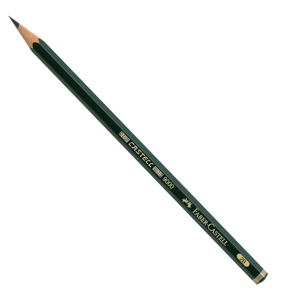 Matita in grafite Castell 9000 - gradazione 2B - esagonale - Faber-Castell