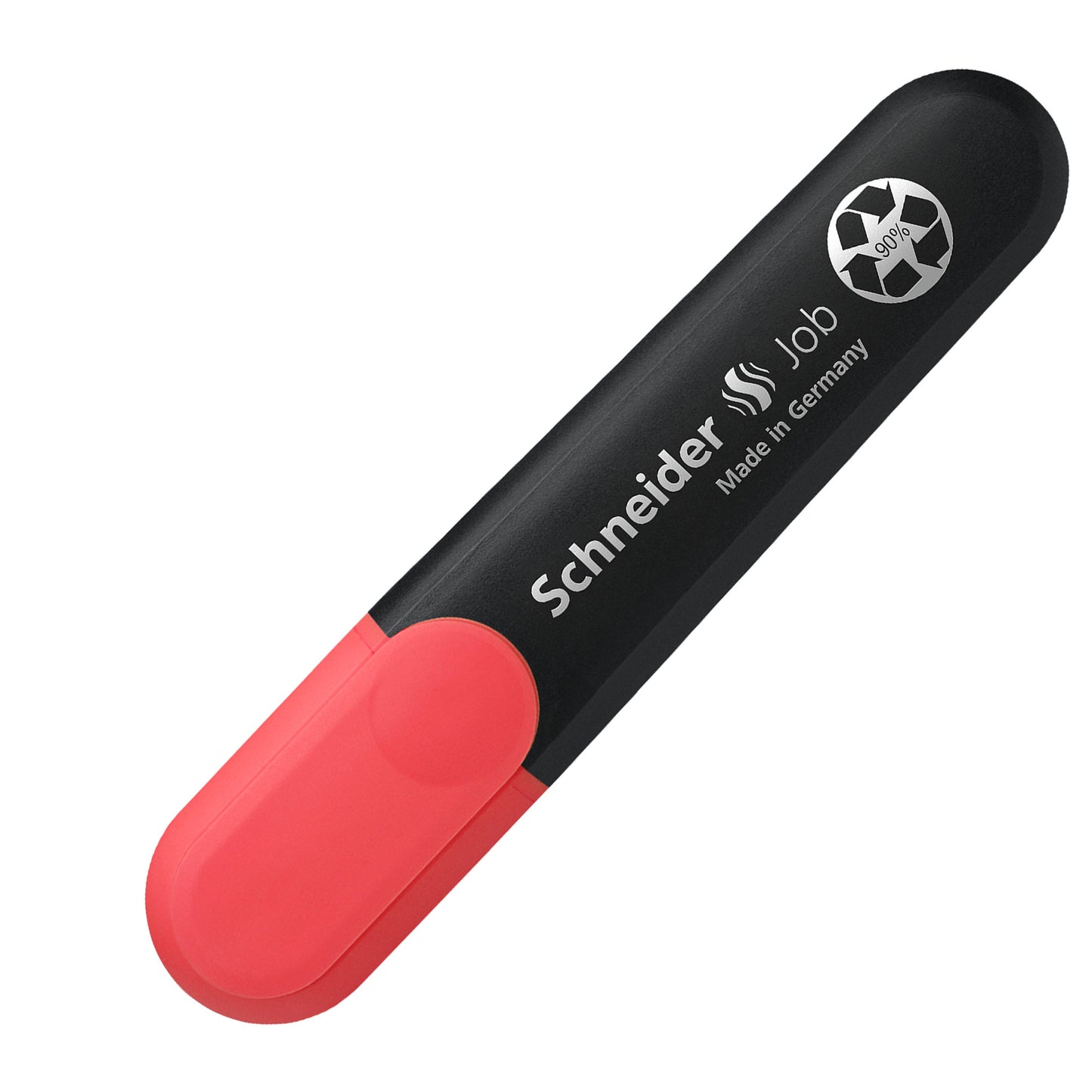 Evidenziatore Job - punta a scalpello - tratto da 1,0-5,0mm - colore rosso - Schneider
