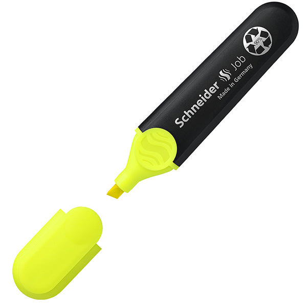 Evidenziatore Job - punta a scalpello - tratto da 1,0-5,0mm - colore giallo - Schneider