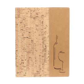 Carta dei vini Design -  1 inserto doppio incluso - A4 - 24 x 34 cm - sughero - Securit