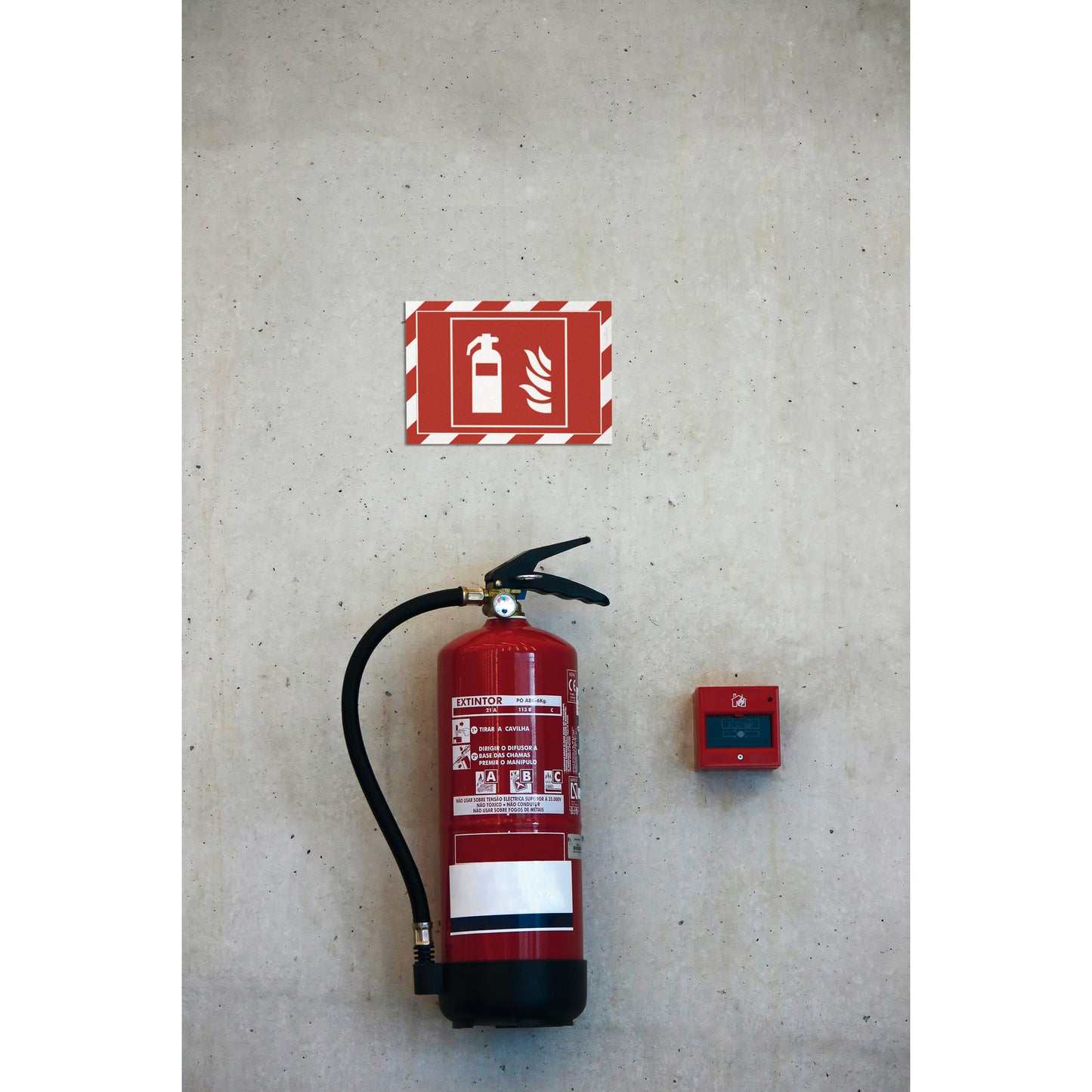 Cornice Duraframe Security - adesiva - pannello magnetico - A4  (21 x 29,7 cm) - rosso/bianco - Durable