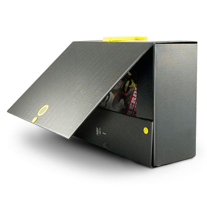 Scatola archivio Big Next - dorso 16 cm - 25 x 35 cm - nero/rosso - Sei Rota
