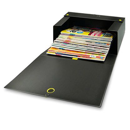 Scatola archivio Big Next - dorso 16 cm - 25 x 35 cm - nero/rosso - Sei Rota