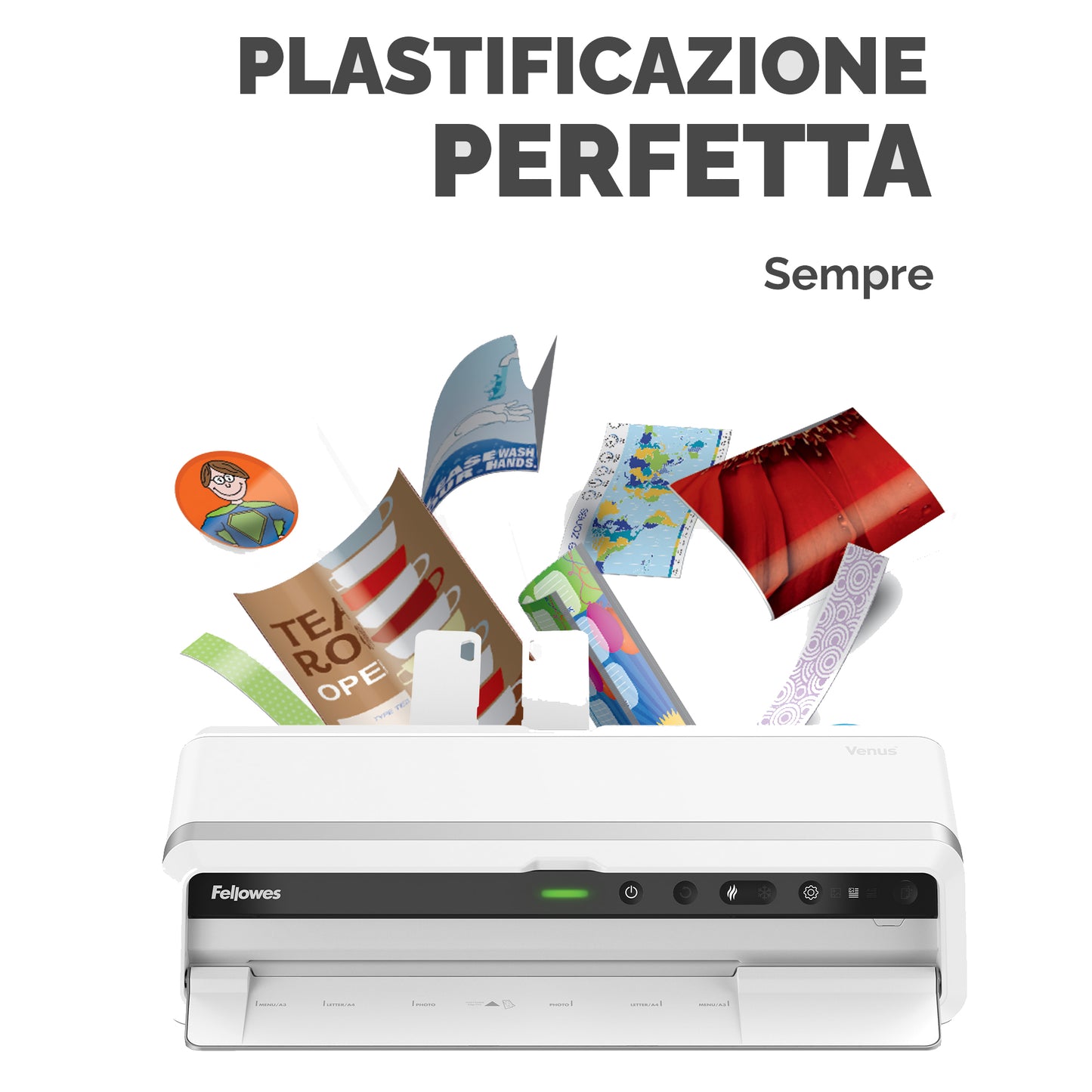 Plastificatrice Venus  - A3 - caldo/freddo - Fellowes