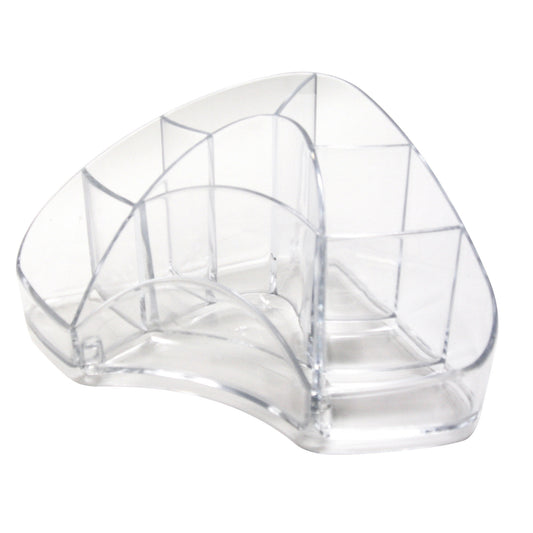 Portapenne Multipot Classic - 14 x 20 x 9 cm - trasparente - Arda