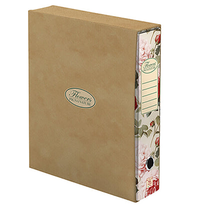 Registratore a leva Nature Flowers - protocollo - dorso 8cm - Pigna