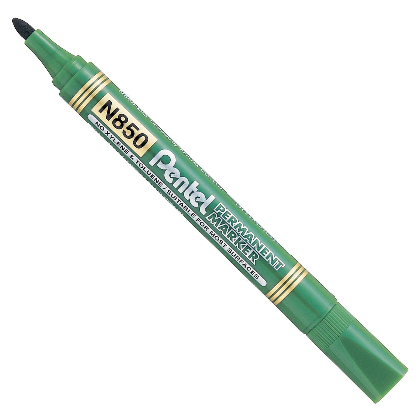 Marcatore permanente N850 - punta tonda - astuccio 4 colori assortiti - linea Amiko - Pentel