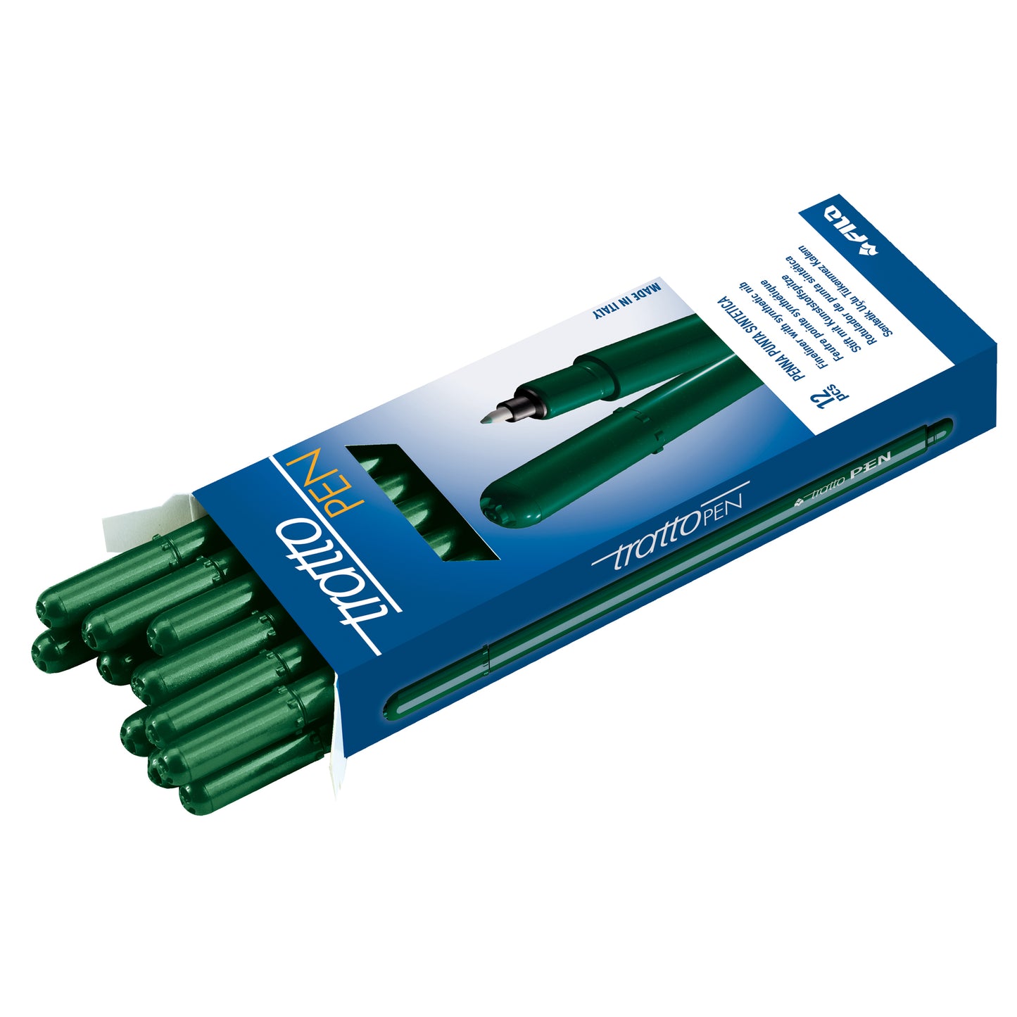 Pennarello fineliner Tratto Pen - tratto 0,5mm - verde - Tratto