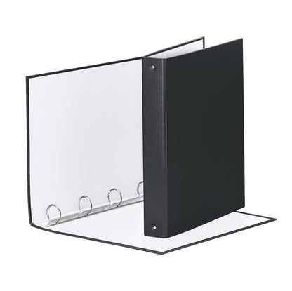 Raccoglitore Meeting - 22 x 30 cm - 4 anelli tondi 30 mm - dorso 4 cm - PP - nero - Esselte