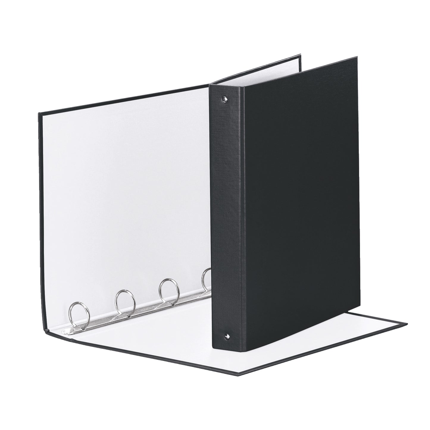 Raccoglitore Meeting - 22 x 30 cm - 4 anelli tondi 30 mm - dorso 4 cm - PP - nero - Esselte