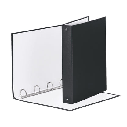 Raccoglitore Meeting - 22 x 30 cm - 4 anelli tondi 30 mm - dorso 4 cm - PP - nero - Esselte