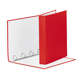 Raccoglitore Meeting - 22 x 30 cm - 4 anelli tondi 30 mm - dorso 4 cm - PP - rosso vivida - Esselte