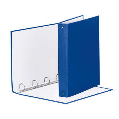 Raccoglitore Meeting - 22 x 30 cm - 4 anelli tondi 30 mm - dorso 4 cm - PP - blu - Esselte