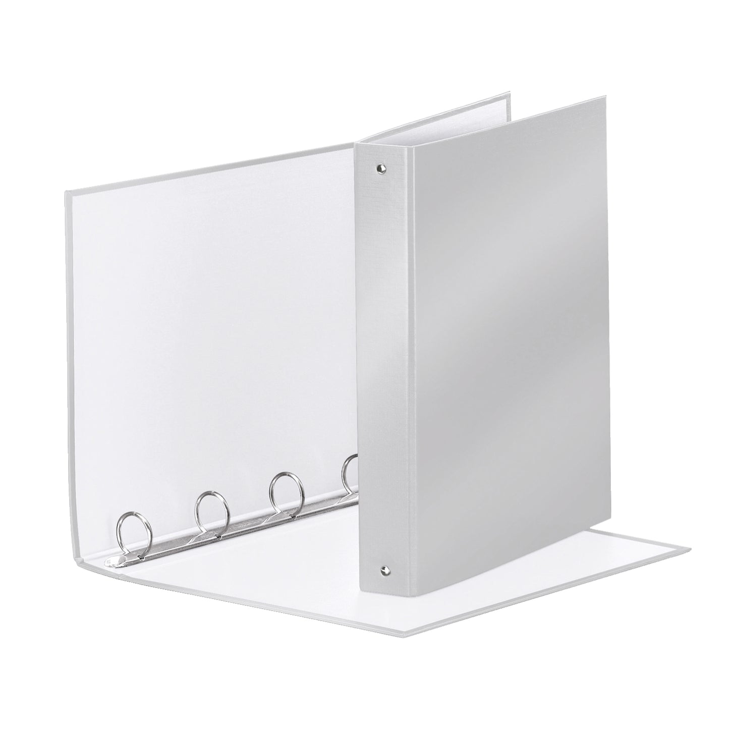 Raccoglitore Meeting - 22 x 30 cm - 4 anelli tondi 30 mm - dorso 4 cm - PP - grigio metallizzato - Esselte