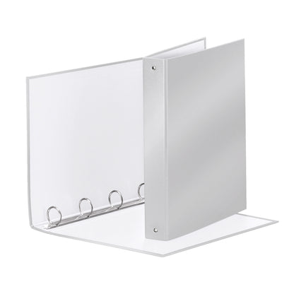 Raccoglitore Meeting - 22 x 30 cm - 4 anelli tondi 30 mm - dorso 4 cm - PP - grigio metallizzato - Esselte