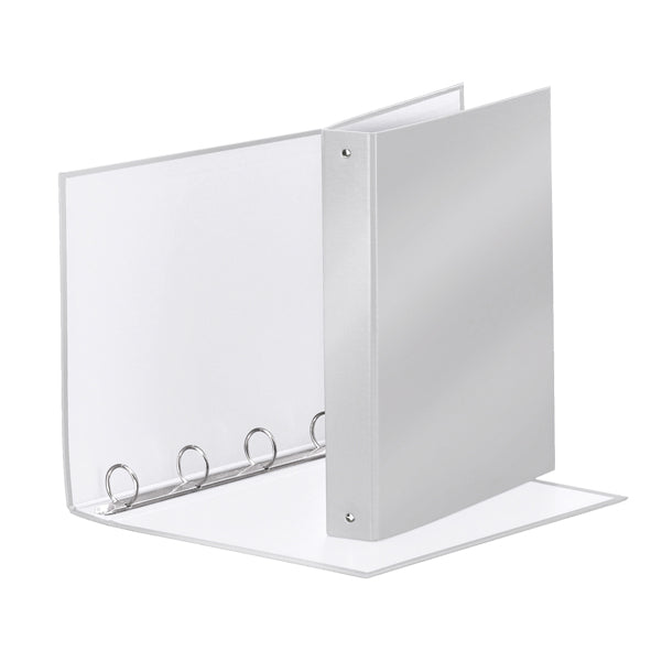 Raccoglitore Meeting - 22 x 30 cm - 4 anelli tondi 30 mm - dorso 4 cm - PP - grigio metallizzato - Esselte