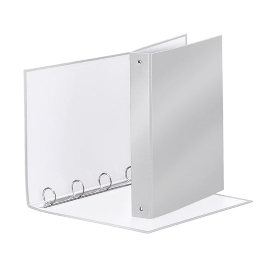 Raccoglitore Meeting - 22 x 30 cm - 4 anelli tondi 30 mm - dorso 4 cm - PP - grigio metallizzato - Esselte