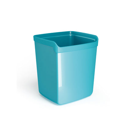 Bicchiere portapenne Mydesk - 8,7 x 7,4 x 10 cm - turchese - Arda