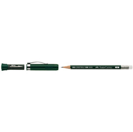 Matita in grafite castell 9000 Extender - gradazione B - Faber-Castell - set regalo con temperamatite